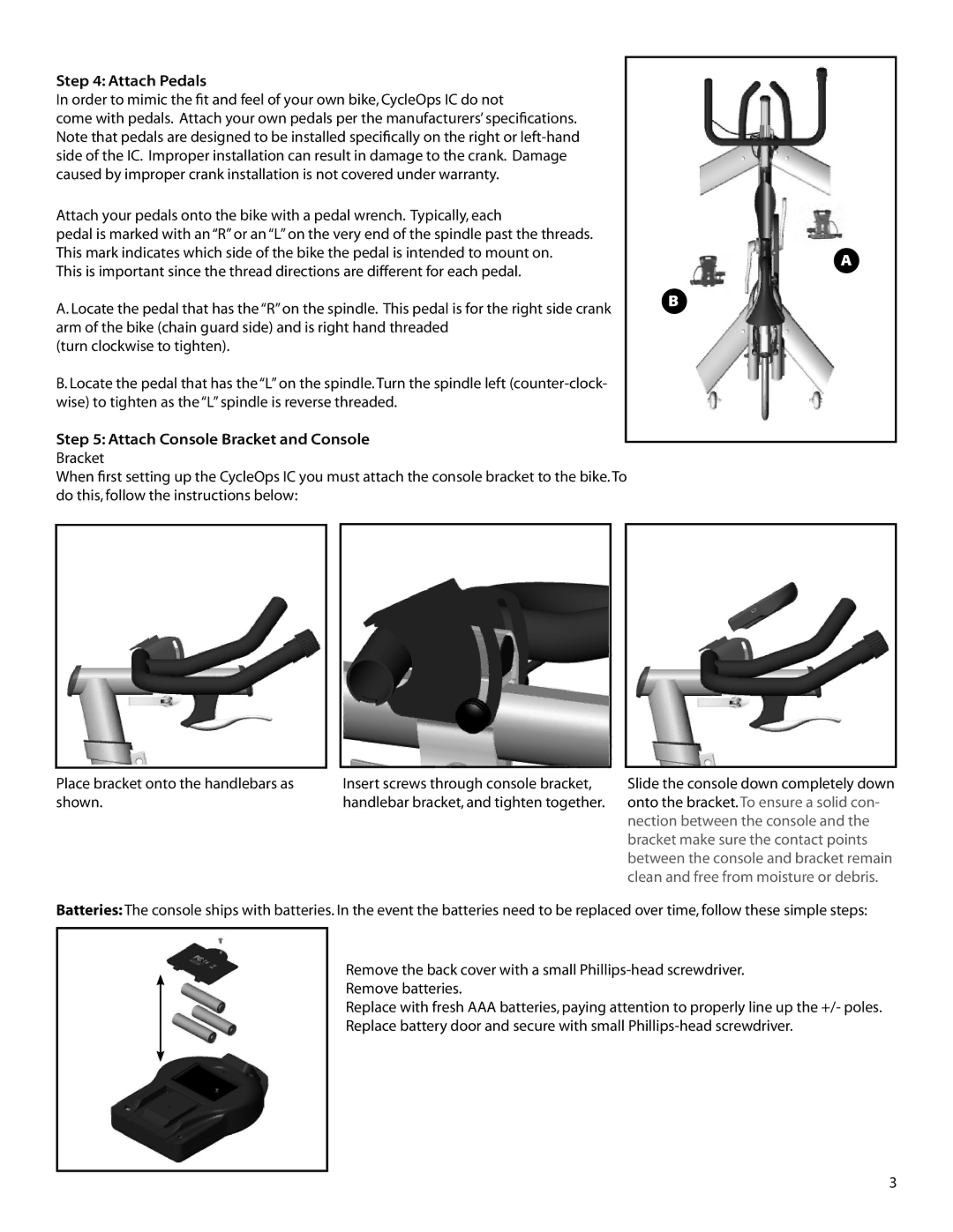 CycleOps Club Pro 300PT service manual 