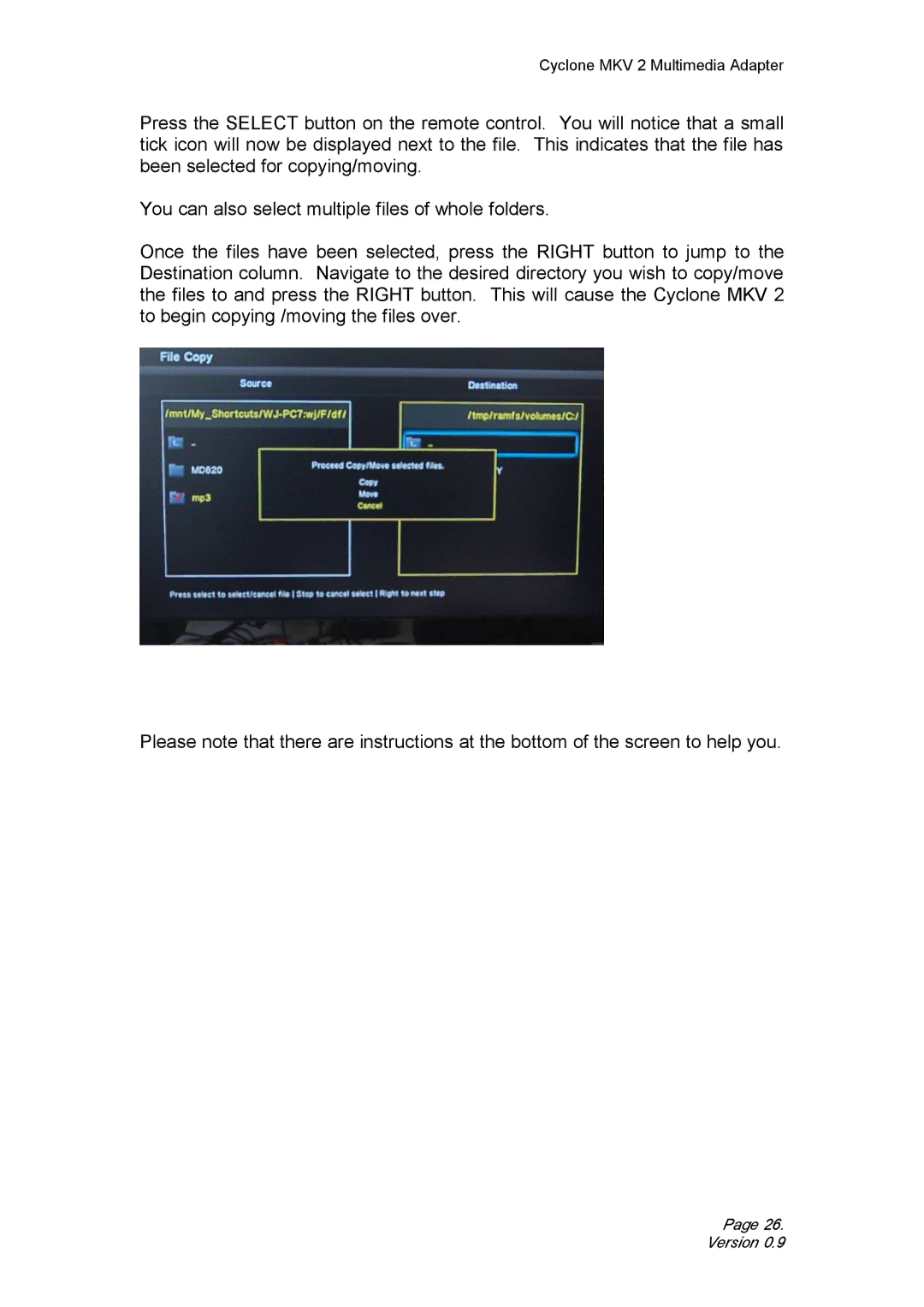 CyClone 1080P user manual Version 