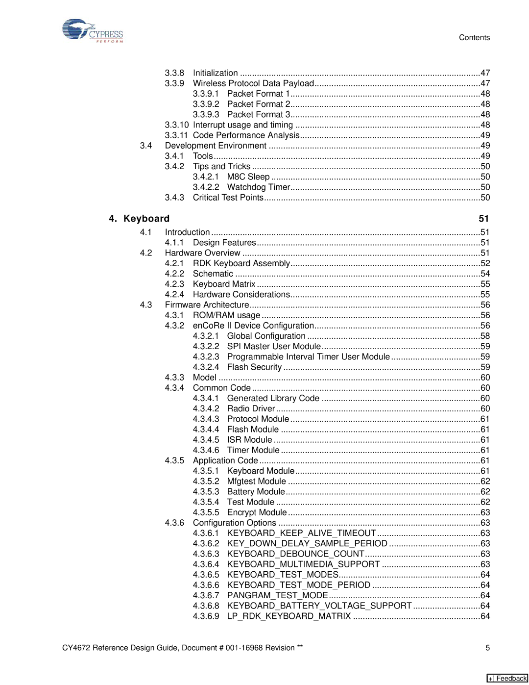 Cypress CY4672 manual 9.1, 9.2, 9.3 