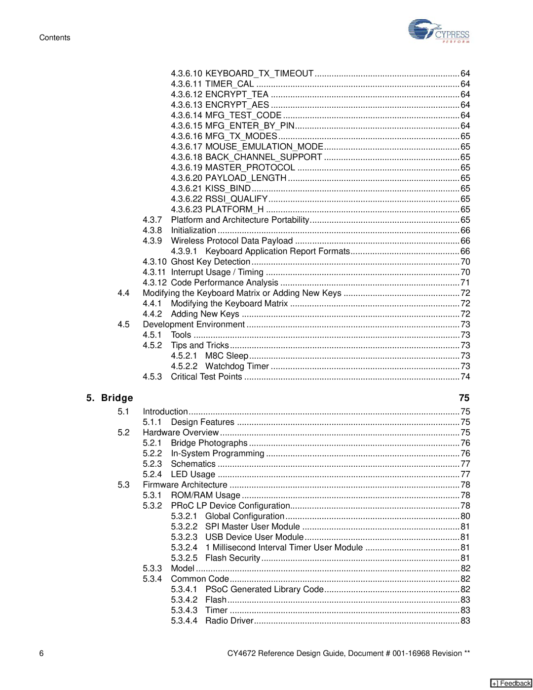 Cypress CY4672 manual 6.16, 6.17, 6.18, 6.19, 6.20, 6.21, 6.22, Ghost Key Detection 