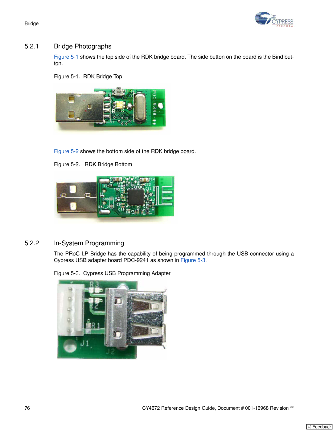 Cypress CY4672 manual Bridge Photographs, In-System Programming 