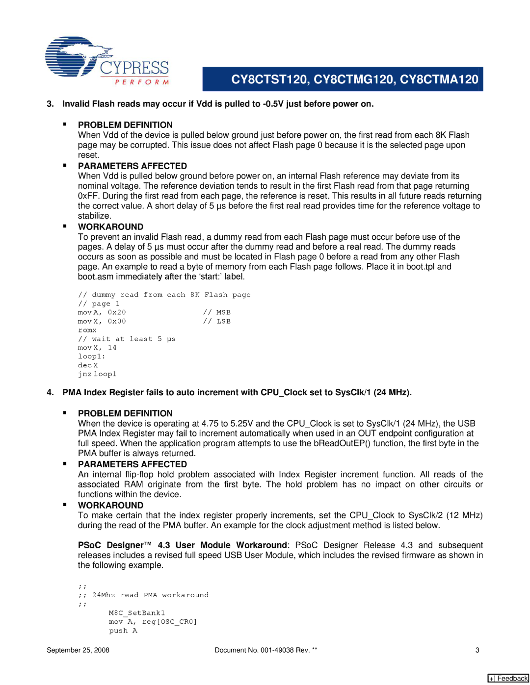 Cypress manual CY8CTST120, CY8CTMG120, CY8CTMA120 