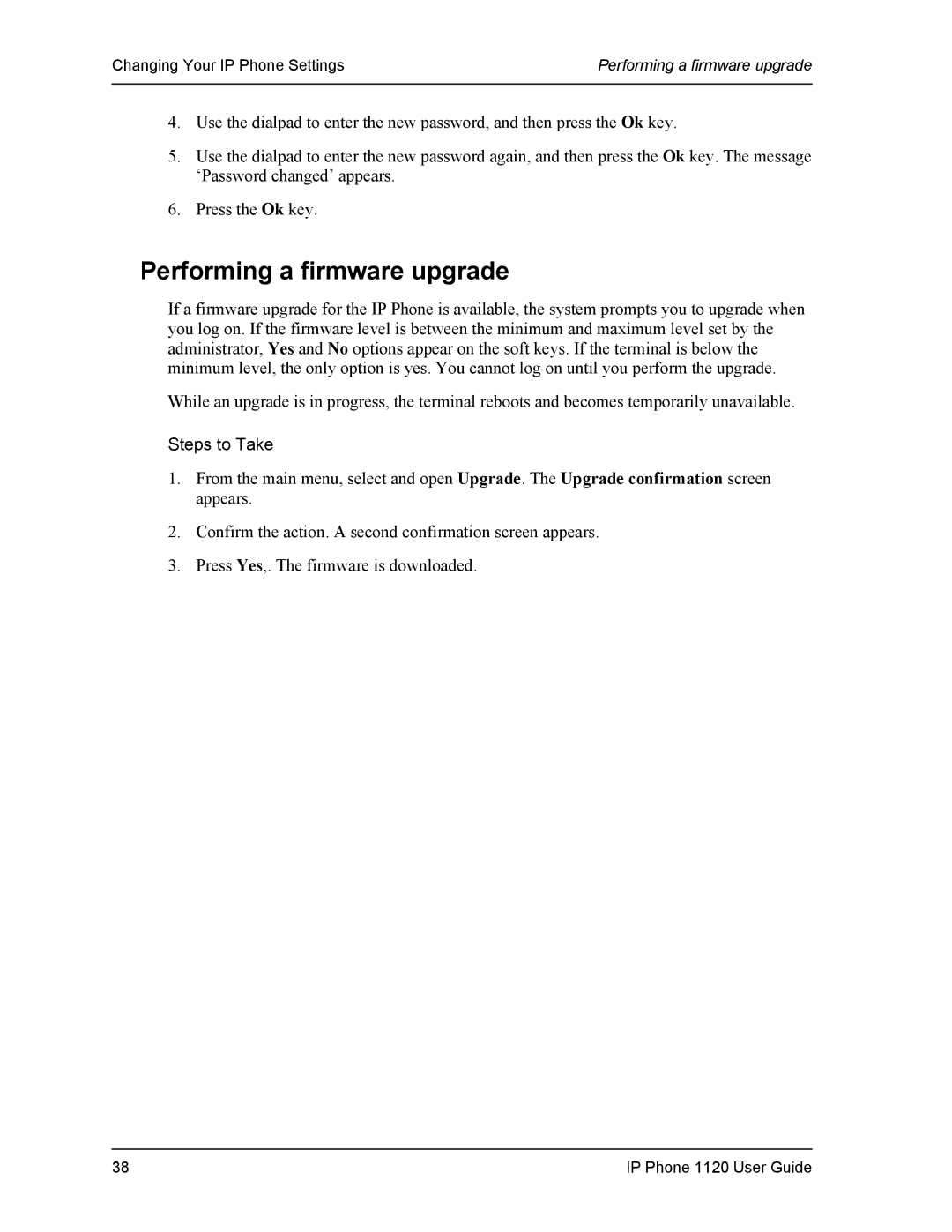 Cypress VS11419 manual Performing a firmware upgrade 