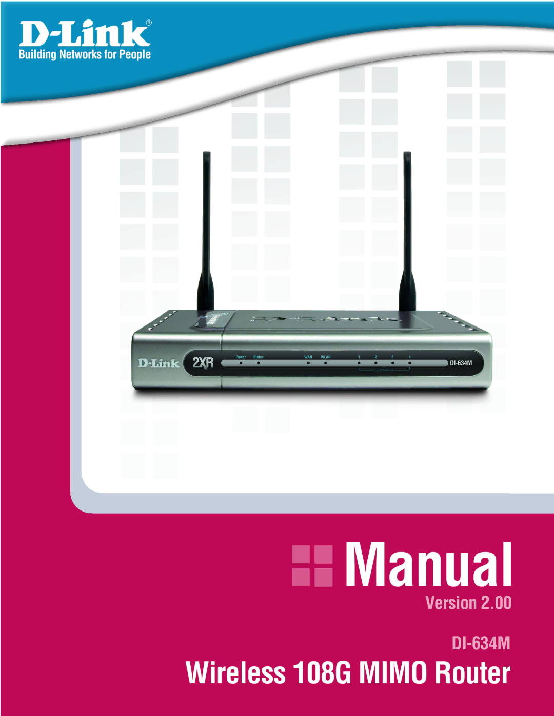 D-Link 108G manual 