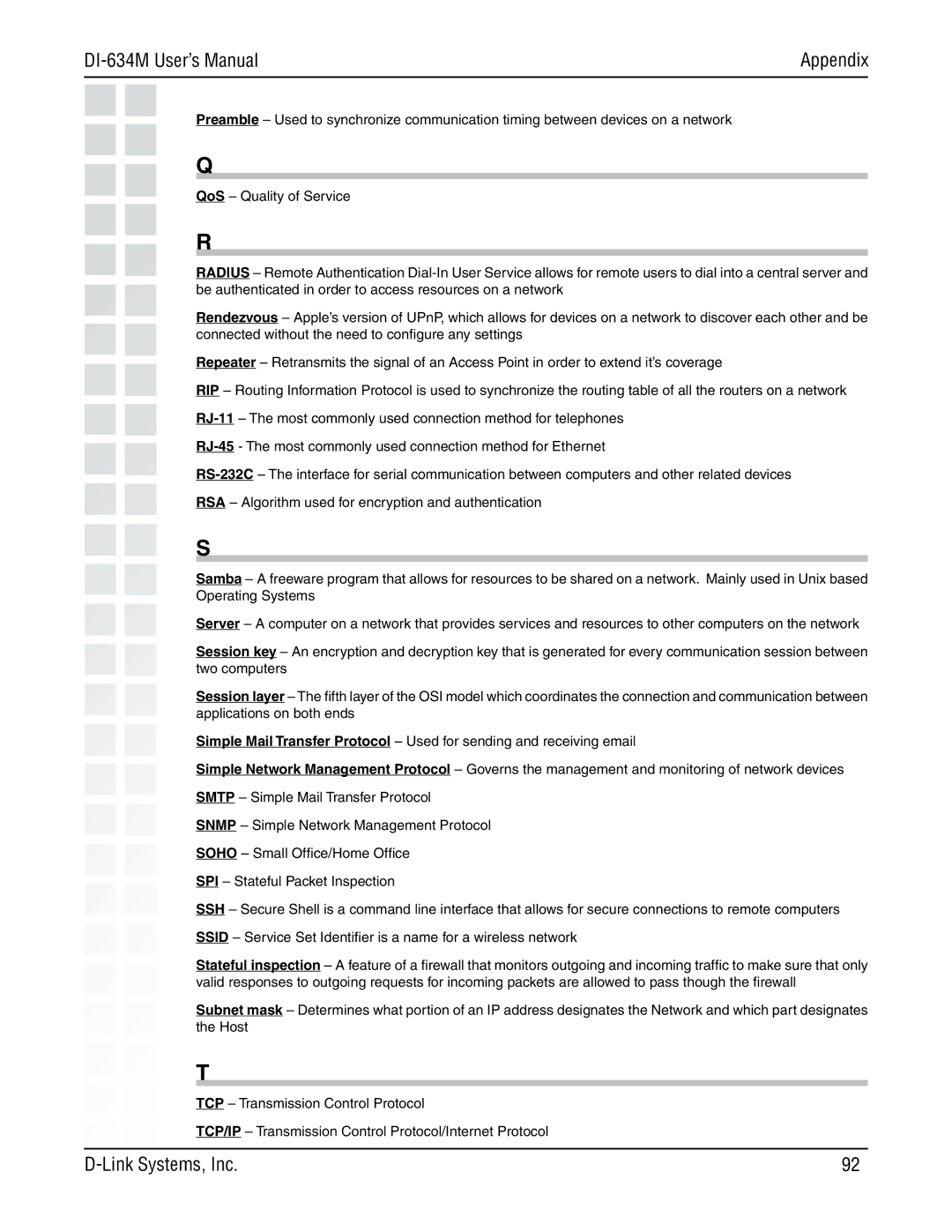 D-Link 108G manual DI-634M User’s Manual 