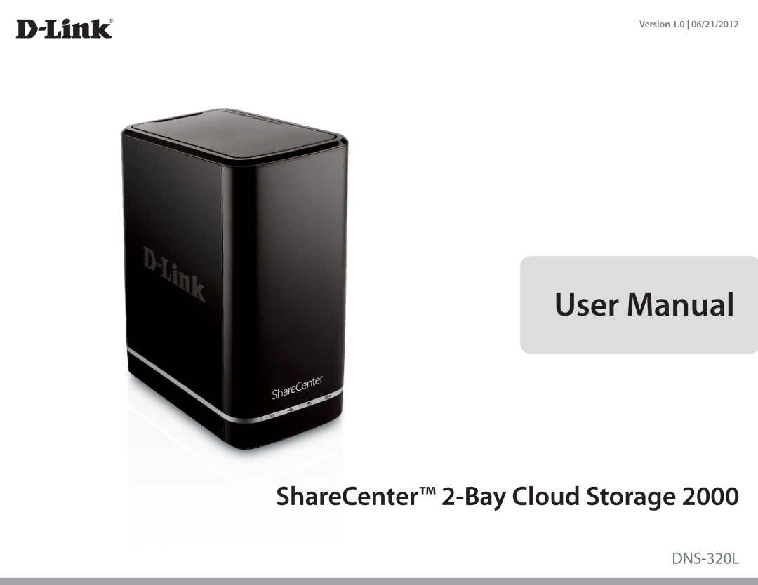 D-Link 2000 user manual ShareCenter 2-Bay Cloud Storage 