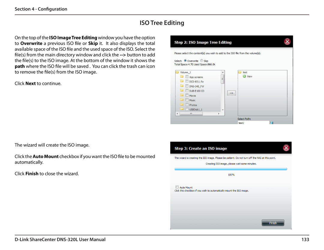 D-Link 2000 user manual ISO Tree Editing, 133 