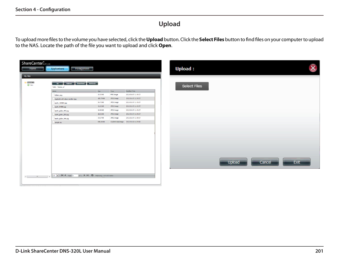 D-Link 2000 user manual Upload, 201 