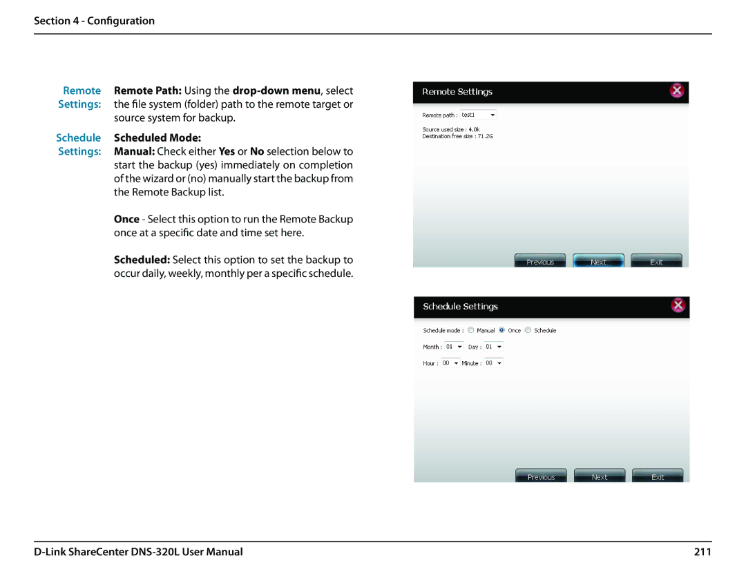 D-Link 2000 user manual Schedule Scheduled Mode, 211 