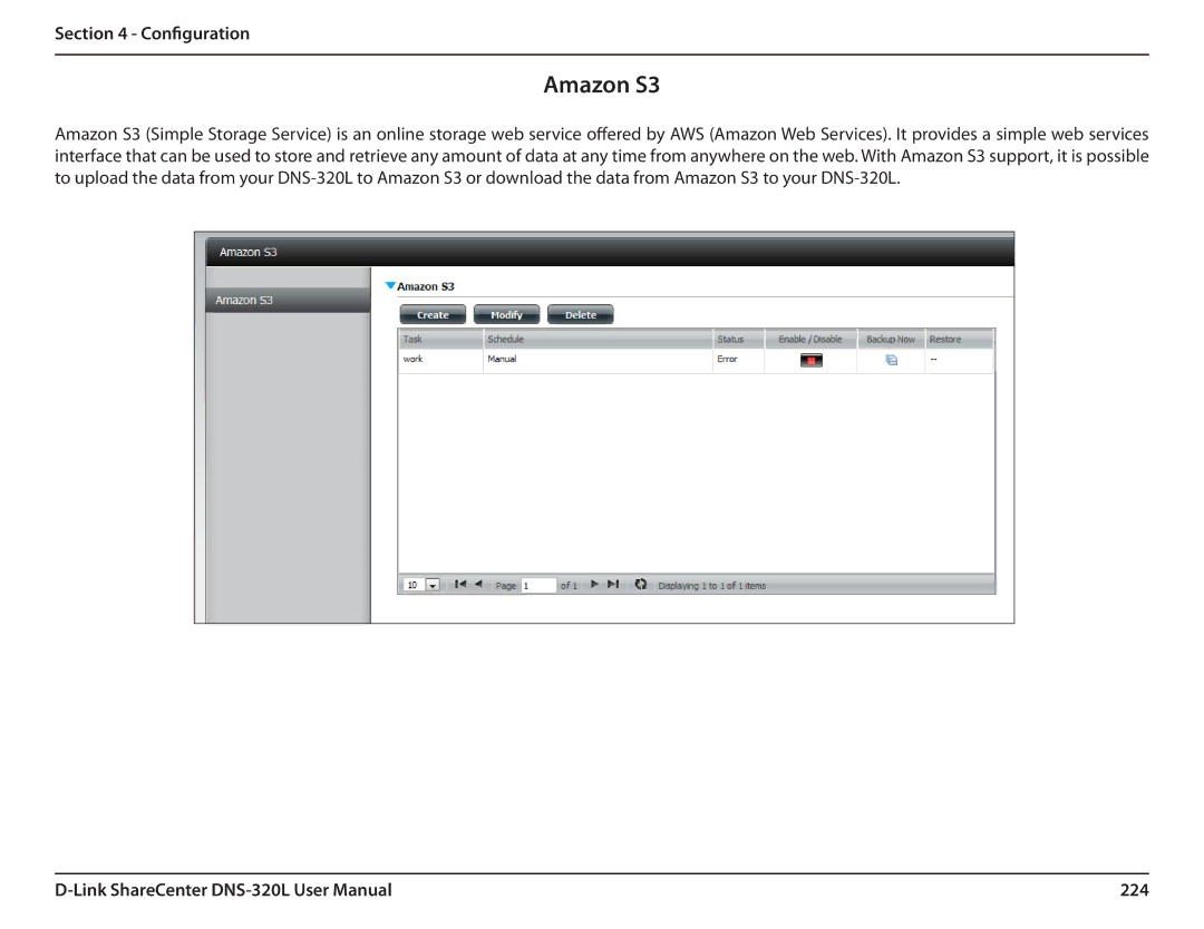 D-Link 2000 user manual Amazon S3, 224 