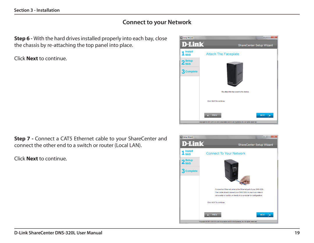 D-Link 2000 user manual Connect to your Network 