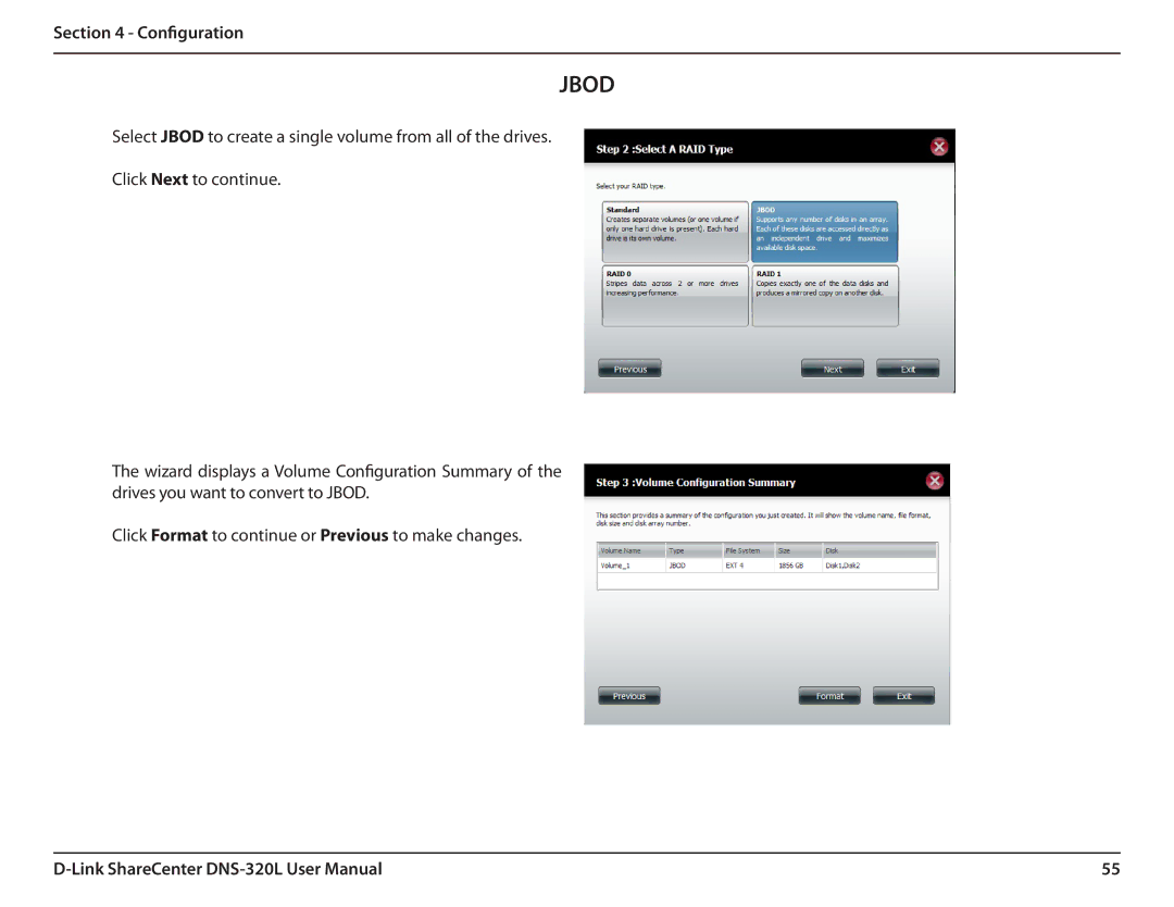 D-Link 2000 user manual Jbod 