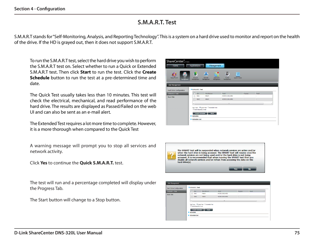 D-Link 2000 user manual A.R.T. Test 