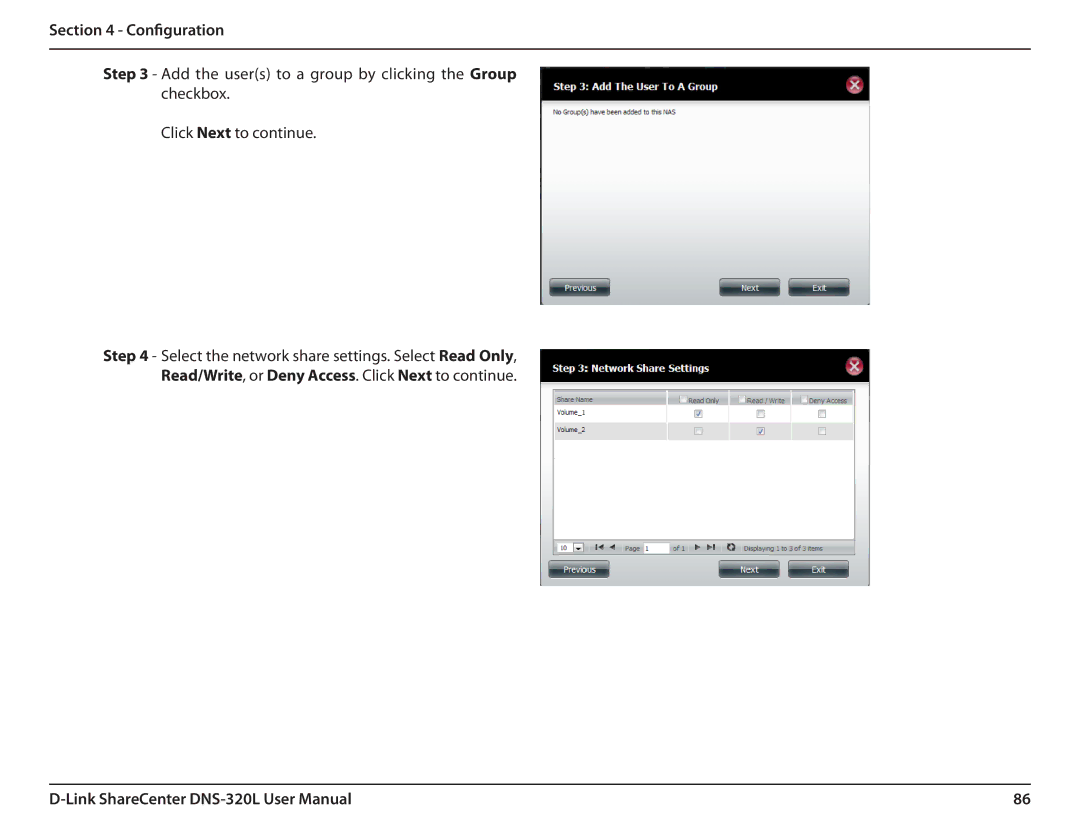 D-Link 2000 user manual Configuration 