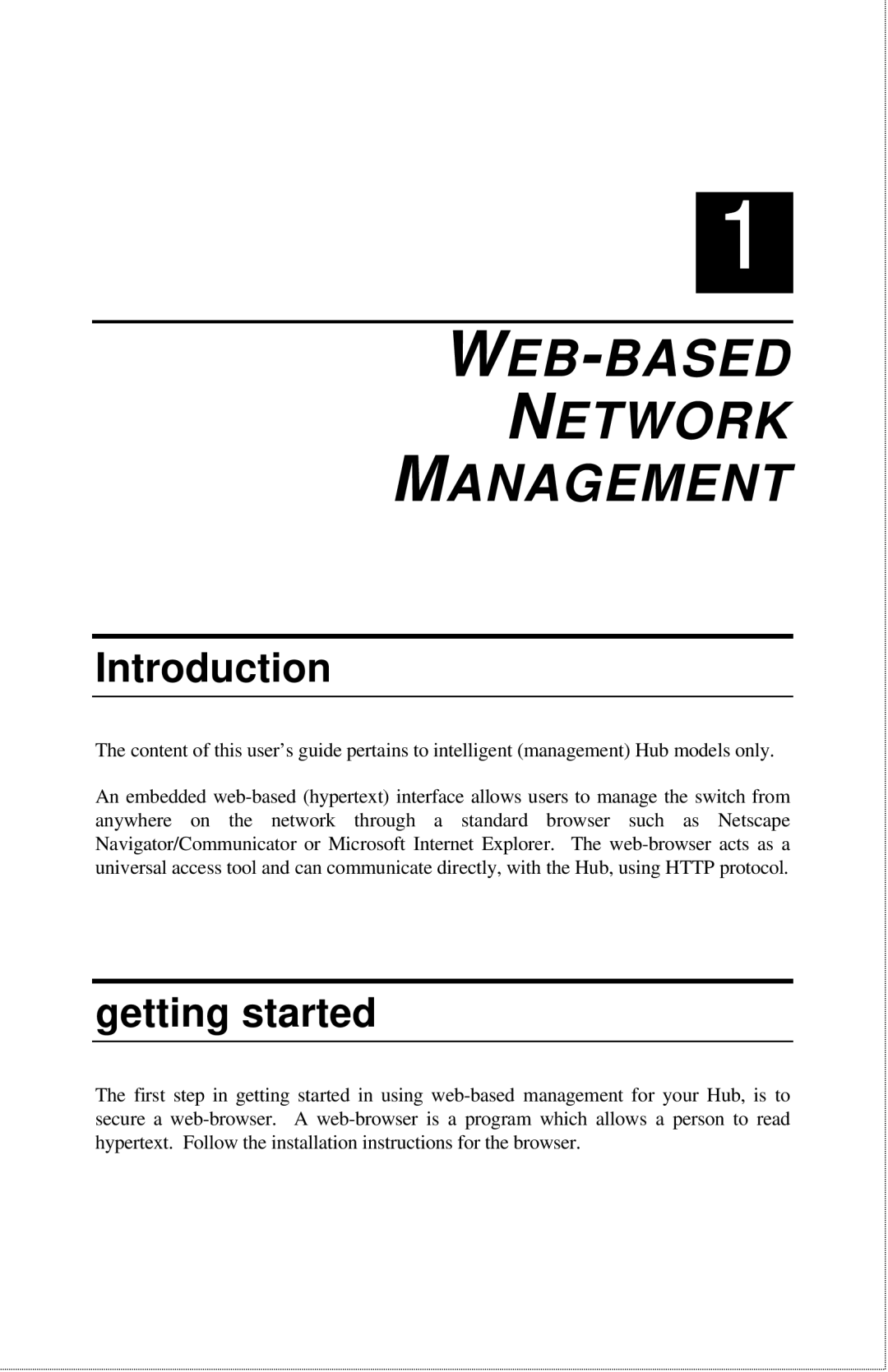 D-Link 2600 manual WEB-BASED Network Management 