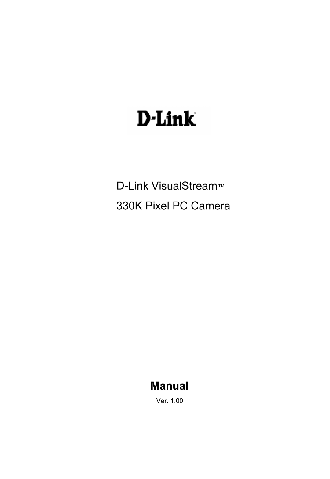 D-Link 330K Pixel manual Manual 