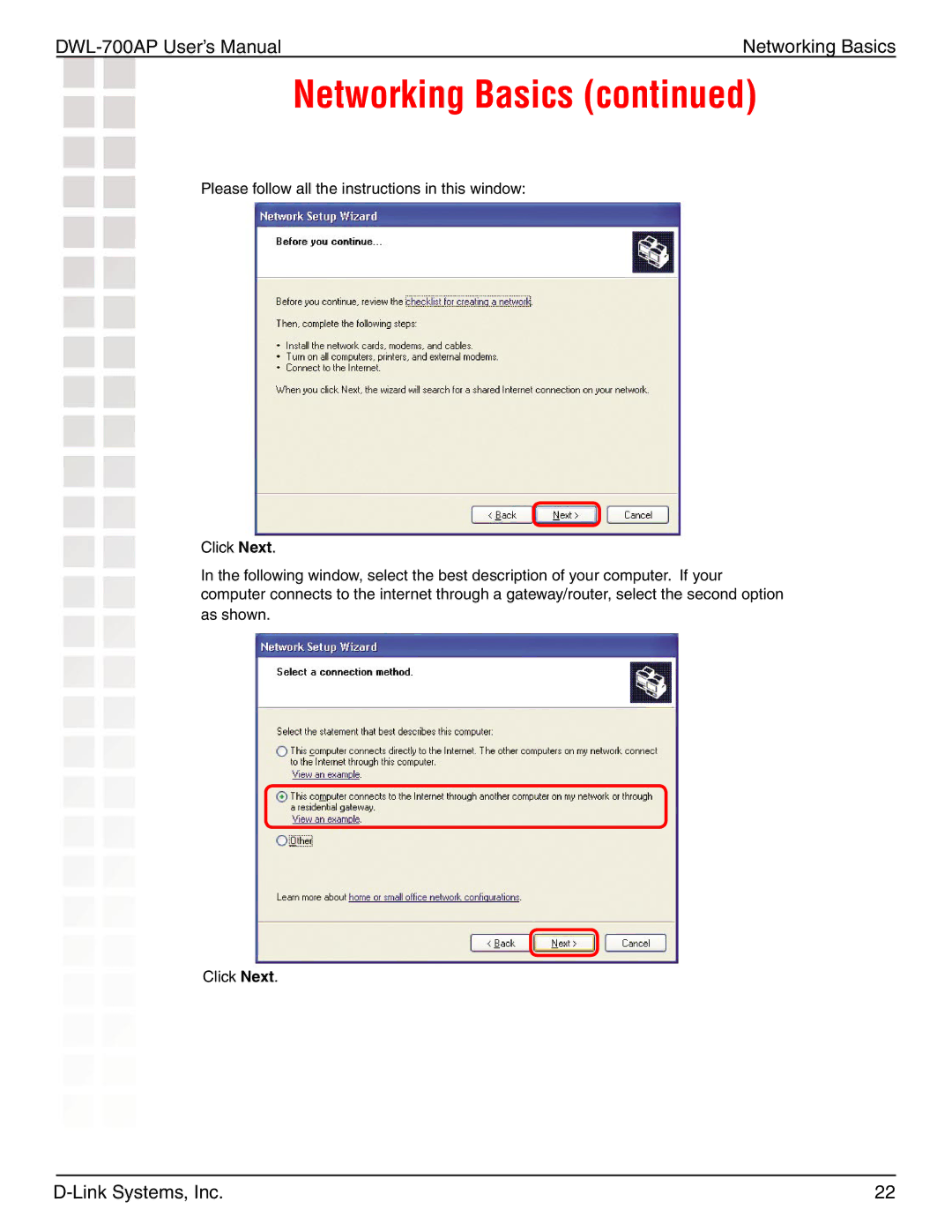 D-Link 700AP manual Networking Basics 