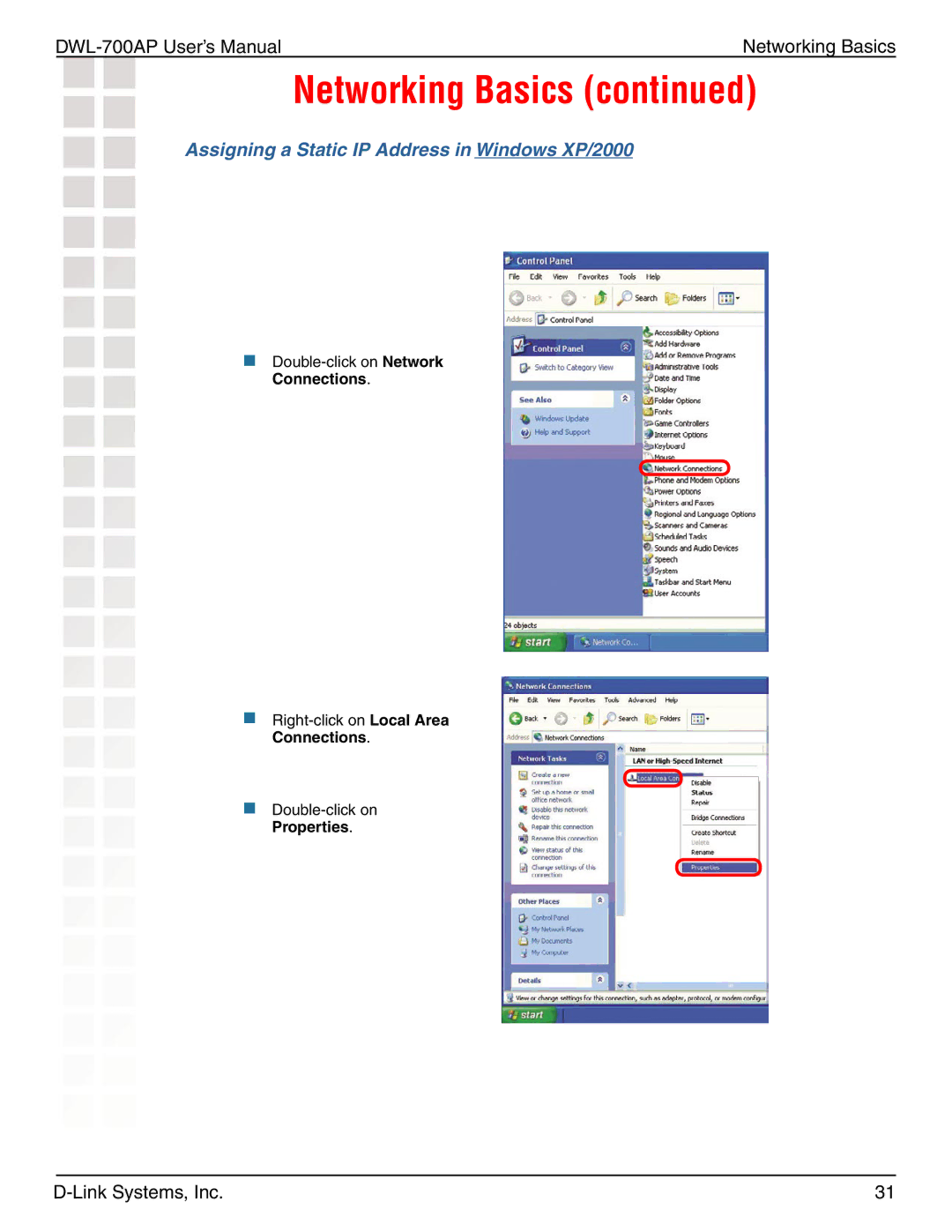 D-Link 700AP manual Networking Basics 