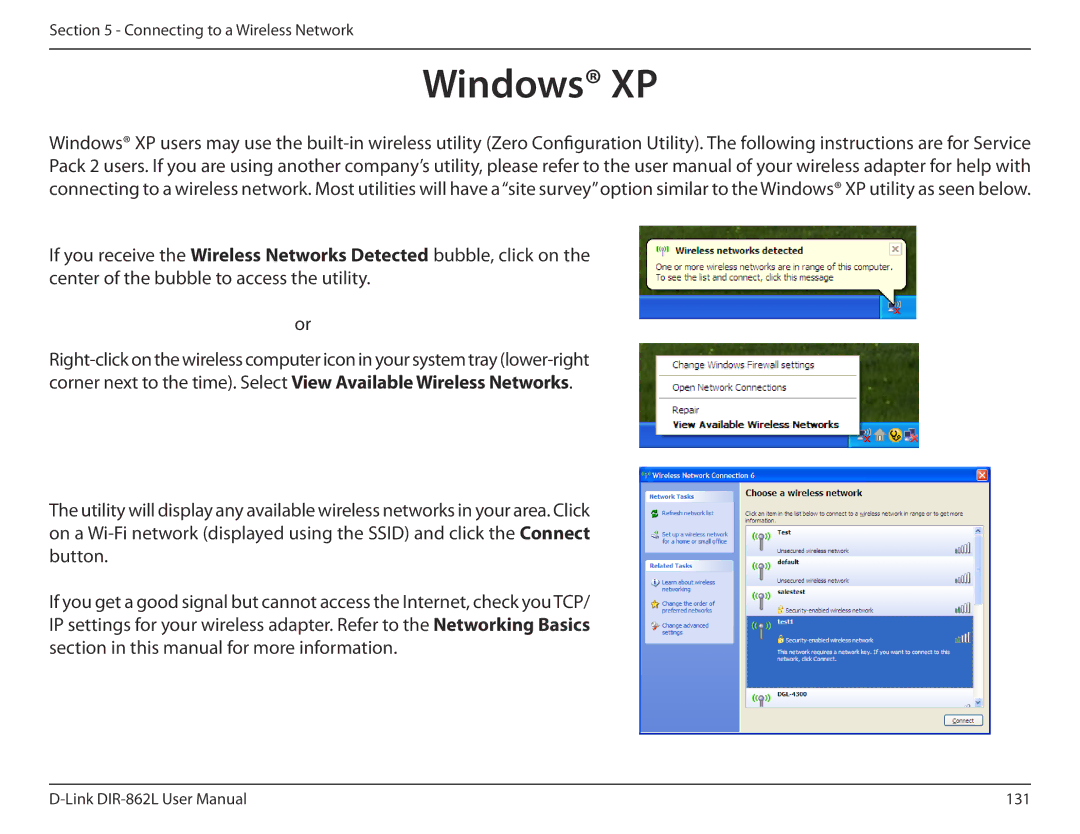 D-Link AC1600 user manual Windows XP 