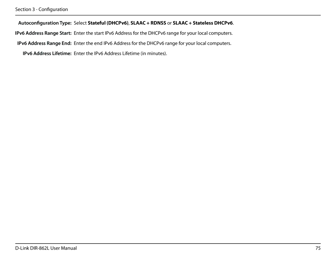 D-Link AC1600 user manual Configuration 