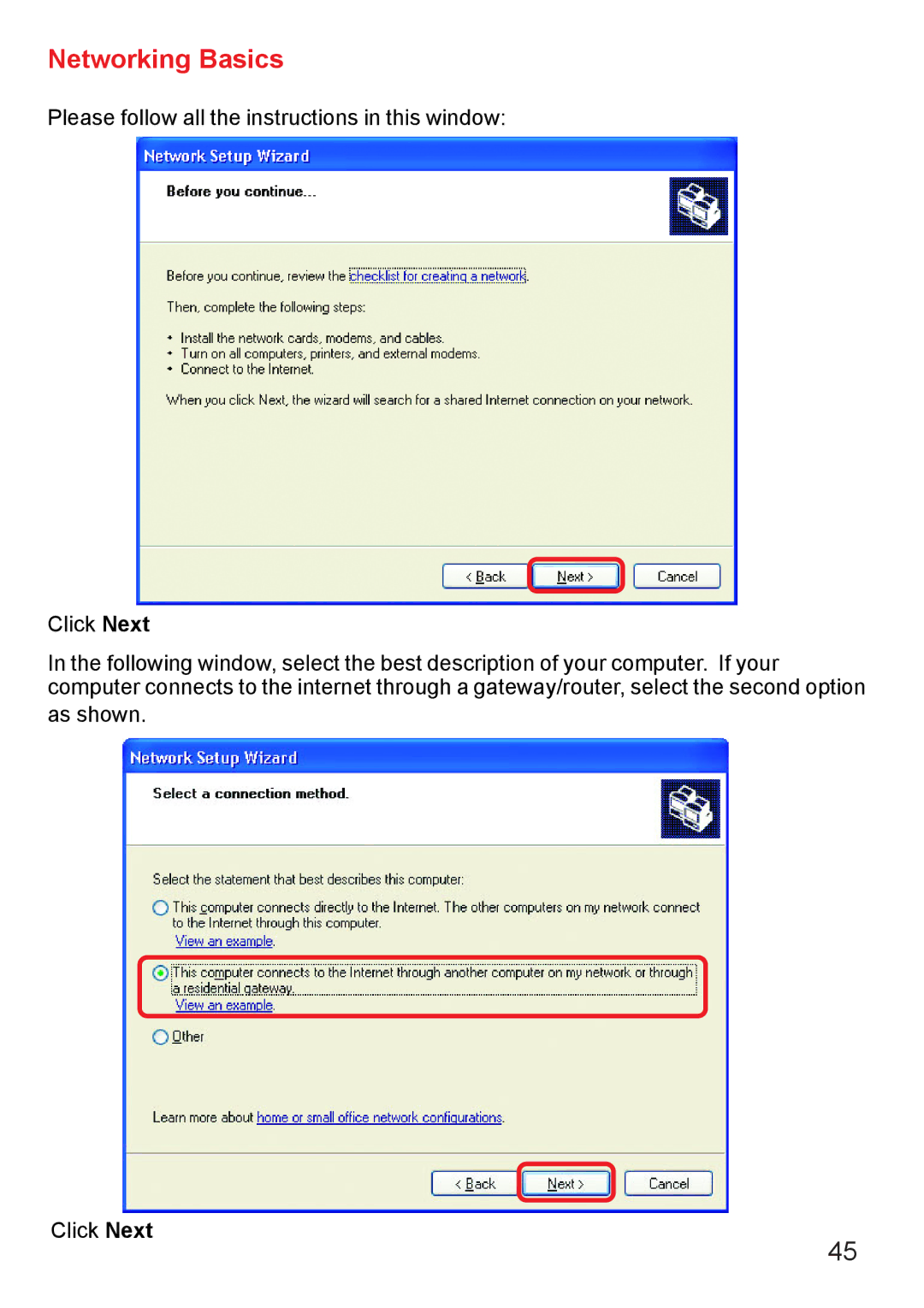 D-Link AG DI-784 manual Networking Basics 