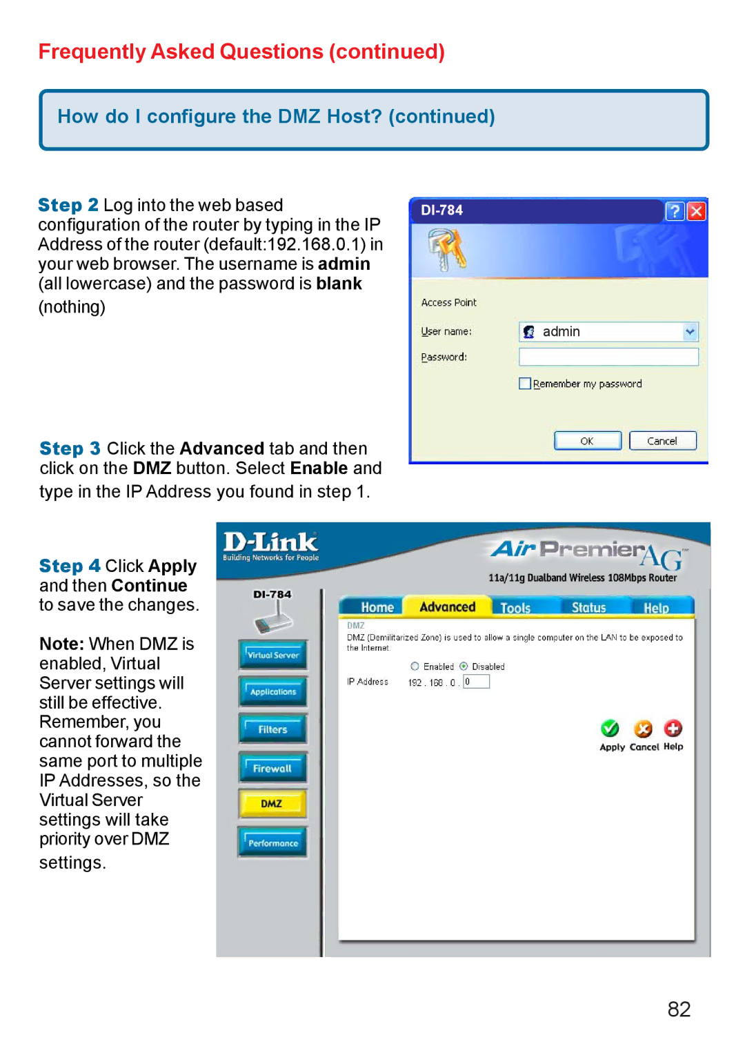 D-Link AG DI-784 manual 