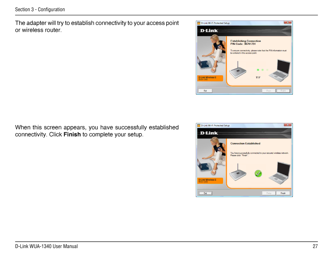 D-Link d-link wireless manual Configuration 