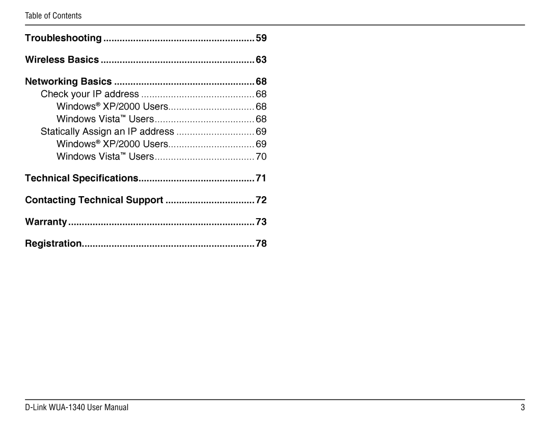 D-Link d-link wireless manual Troubleshooting Wireless Basics Networking Basics, Warranty Registration 