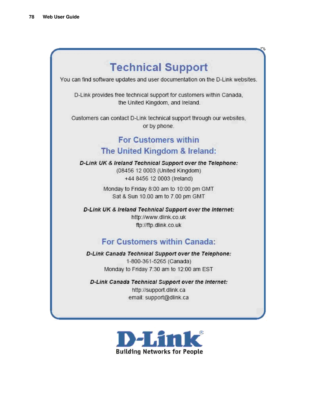 D-Link d-link manual Web User Guide 