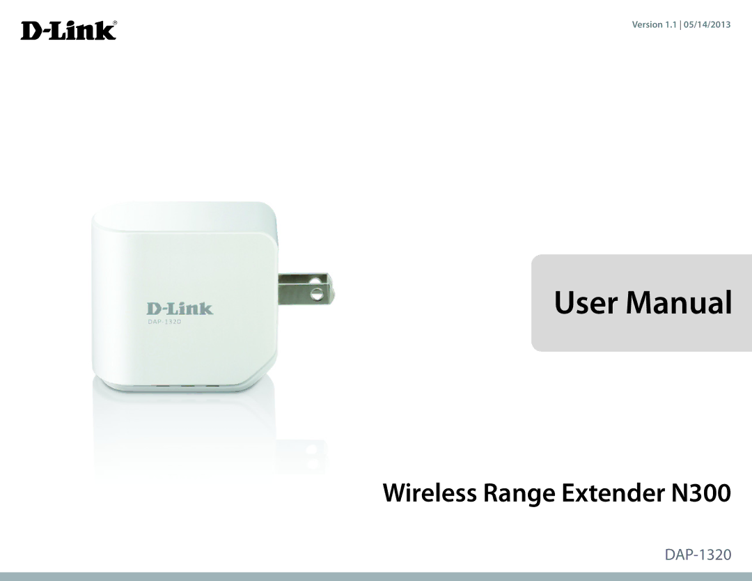 D-Link dap-1320 user manual Wireless Range Extender N300 