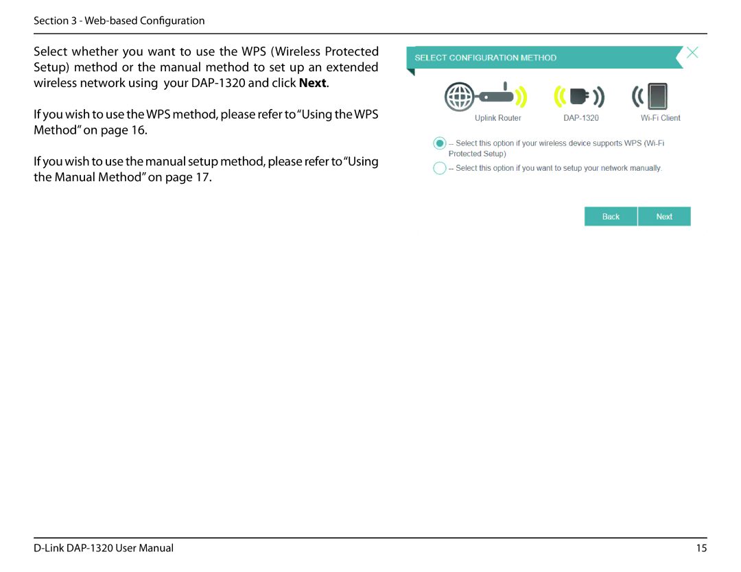 D-Link dap-1320 user manual Web-based Configuration 