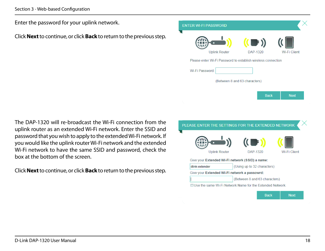 D-Link dap-1320 user manual Web-based Configuration 