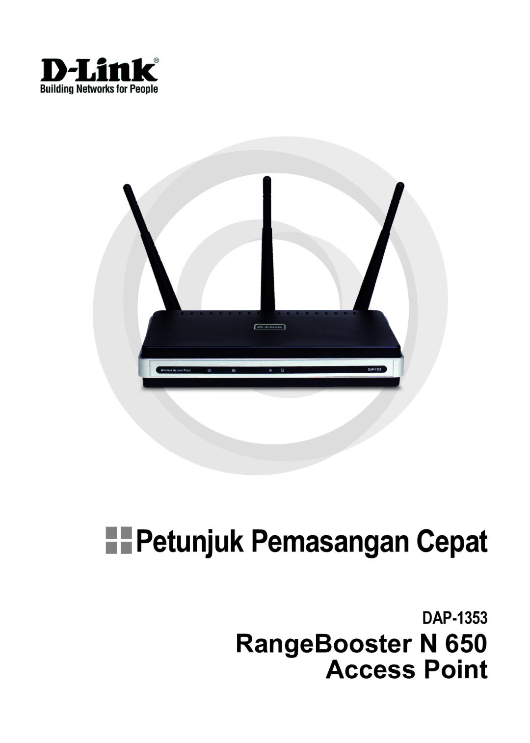 D-Link DAP-1353 manual Petunjuk Pemasangan Cepat 