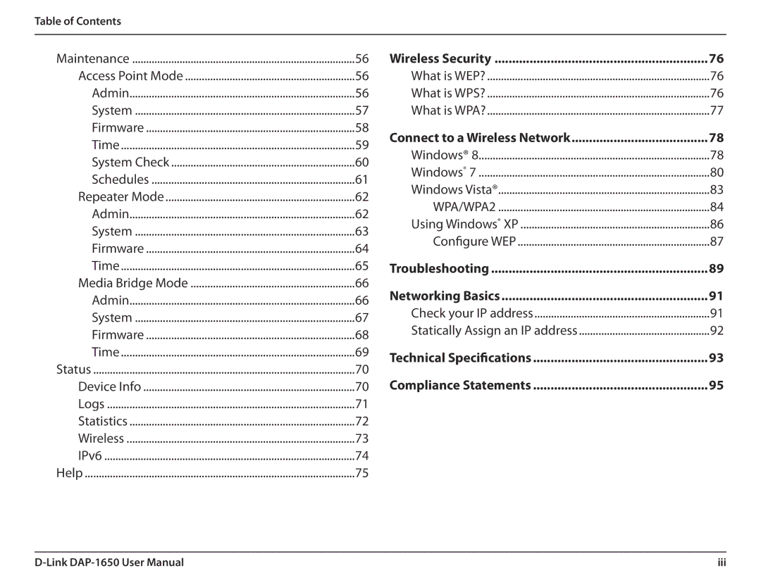 D-Link DAP-1650 user manual Connect to a Wireless Network 