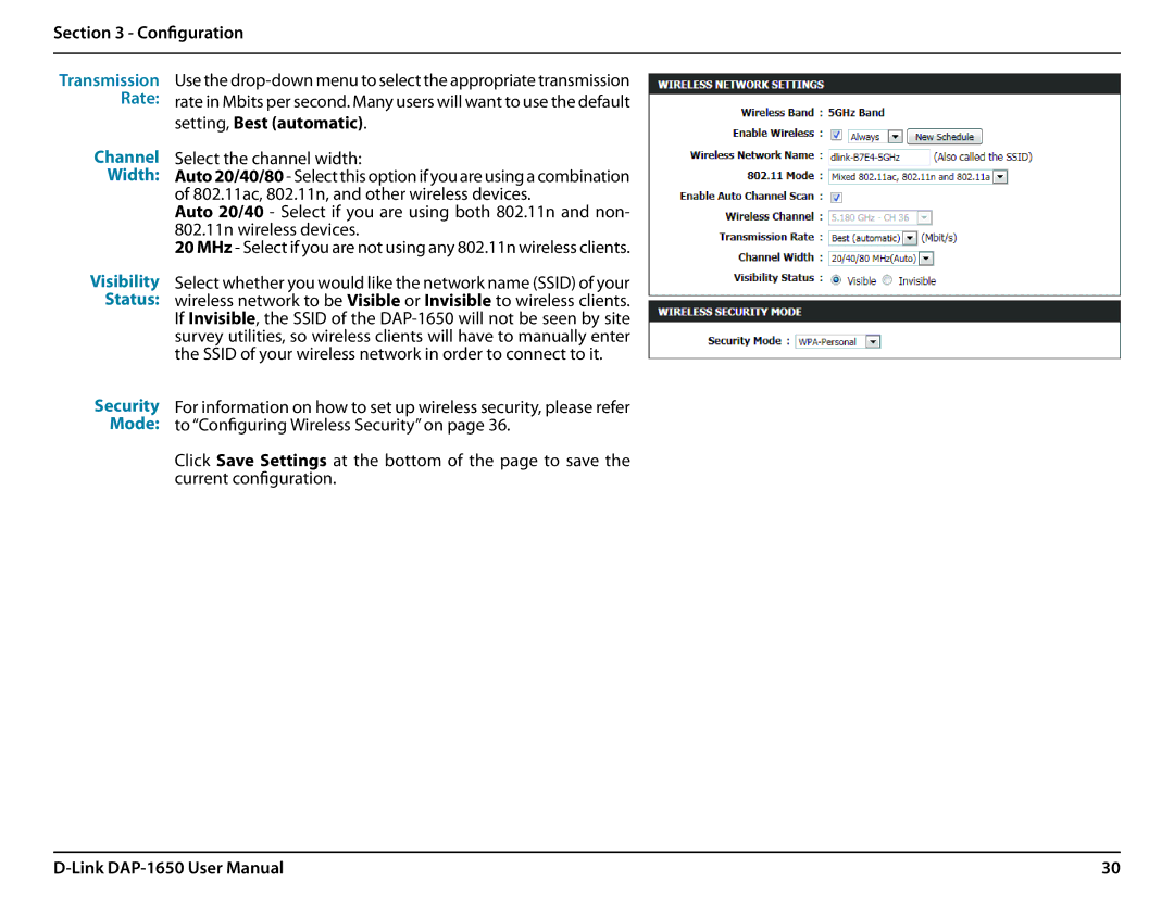 D-Link DAP-1650 user manual Setting, Best automatic 