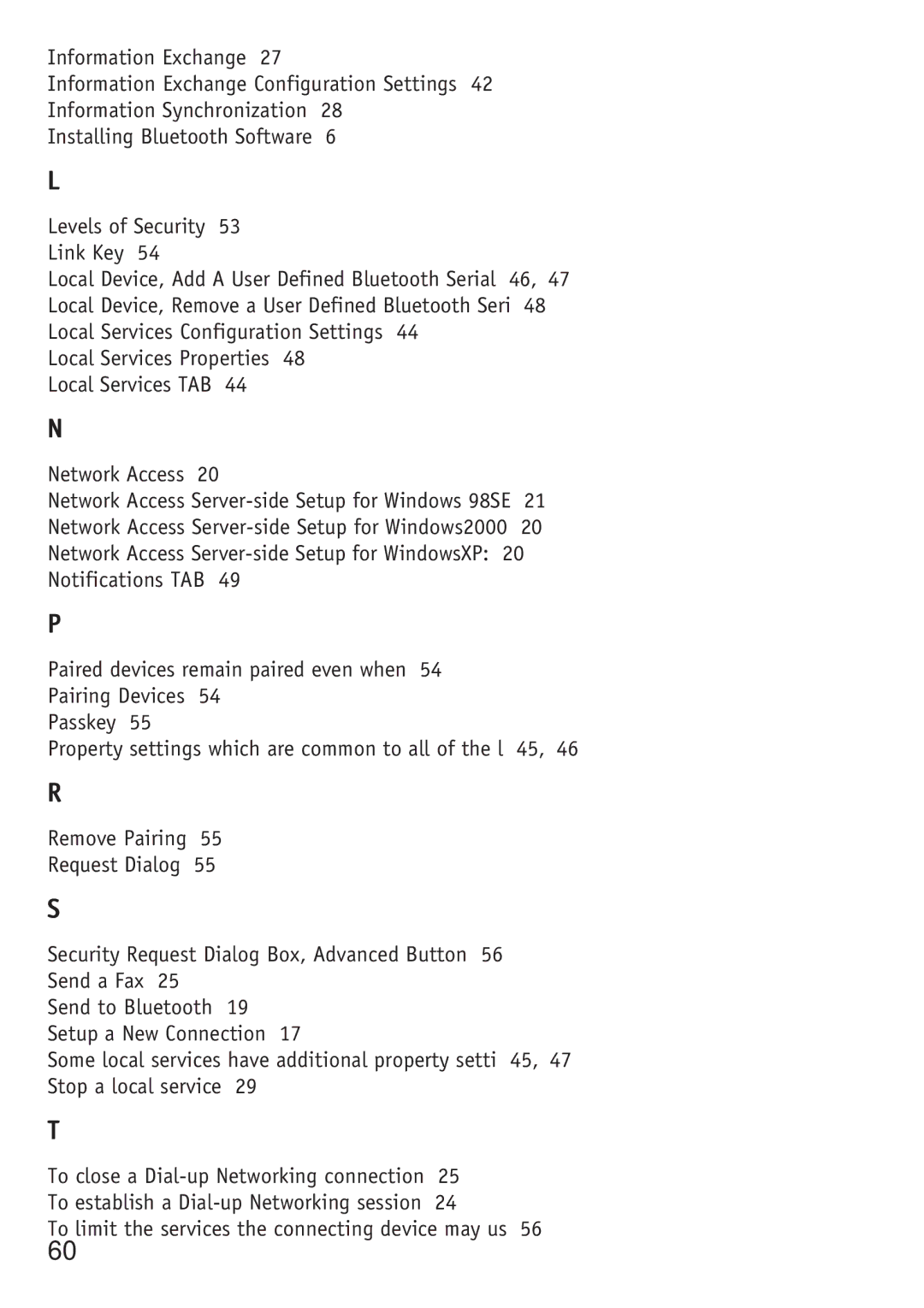 D-Link dbt-120 manual To limit the services the connecting device may us 