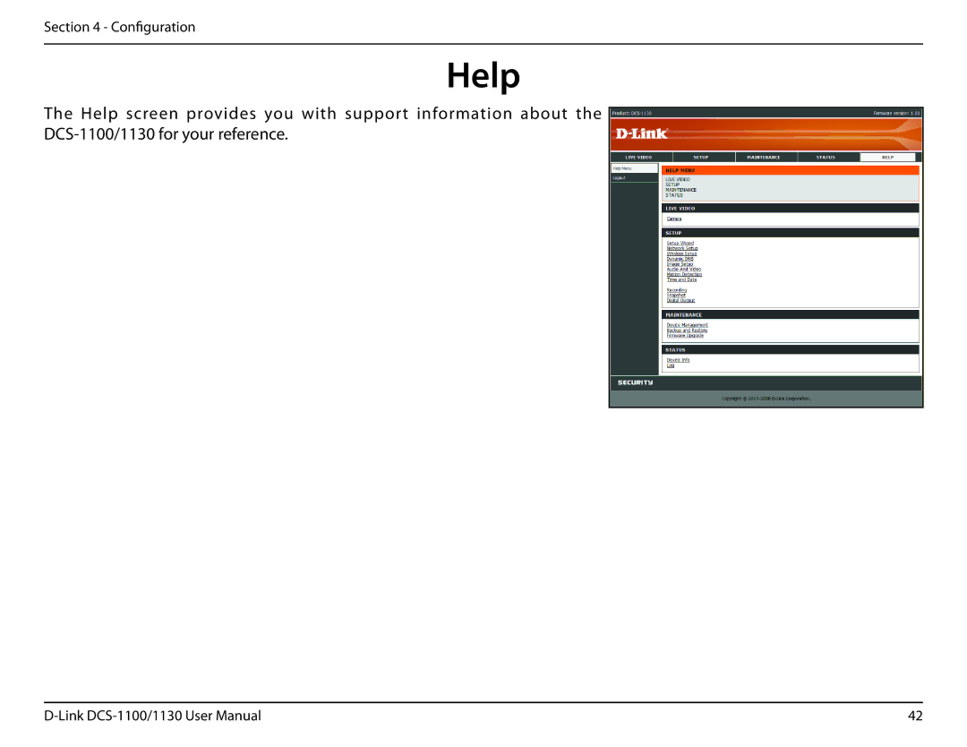 D-Link DCS-1130 manual Help 