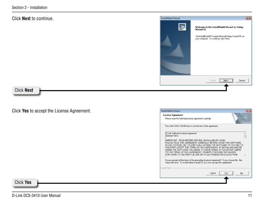 D-Link DCS-3410 manual Installation 