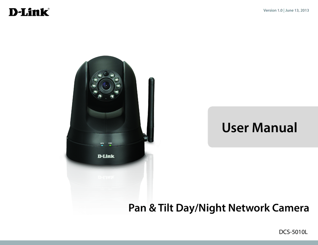 D-Link DCS-5010L user manual Pan & Tilt Day/Night Network Camera 