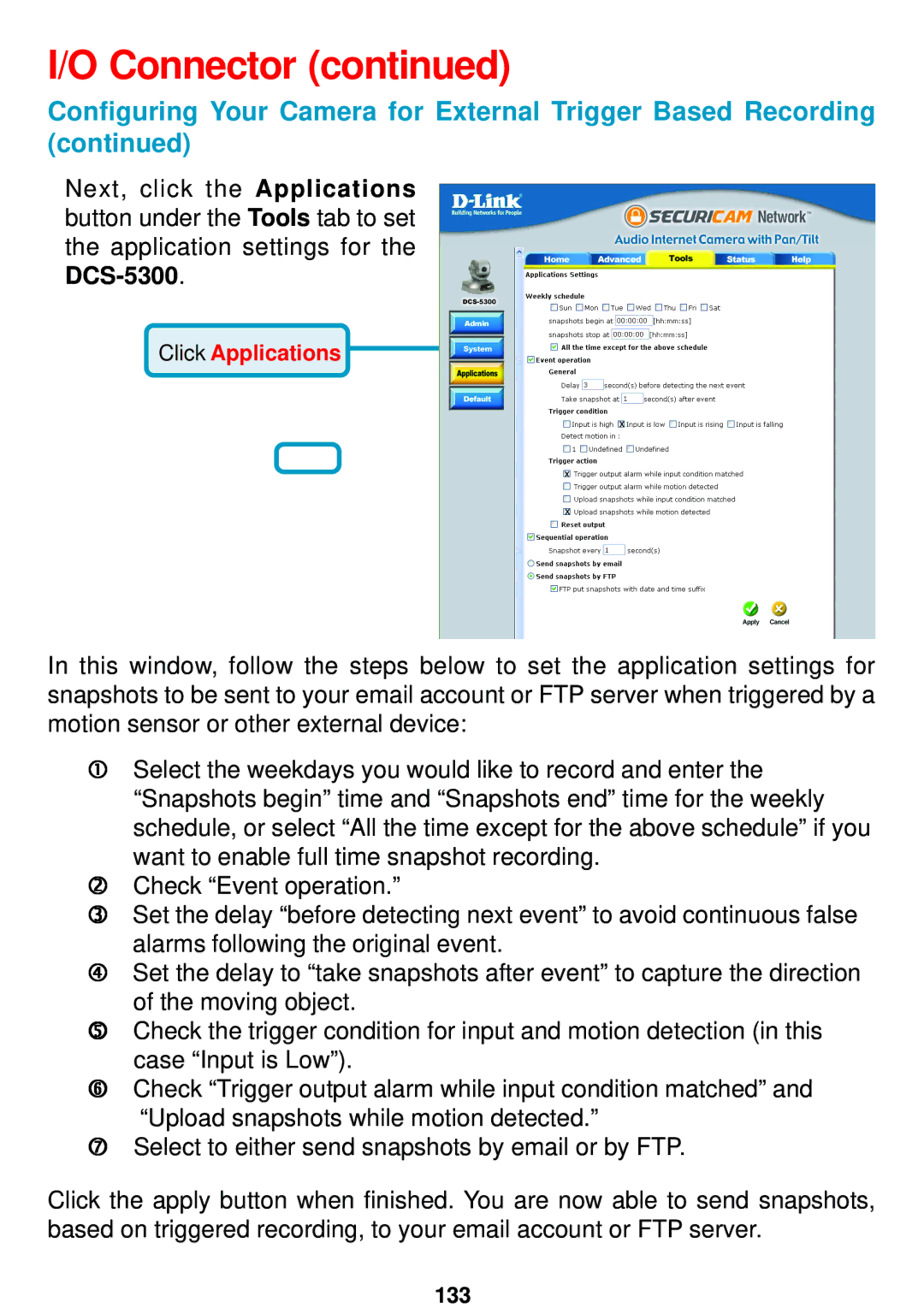 D-Link DCS-5300 manual 133 