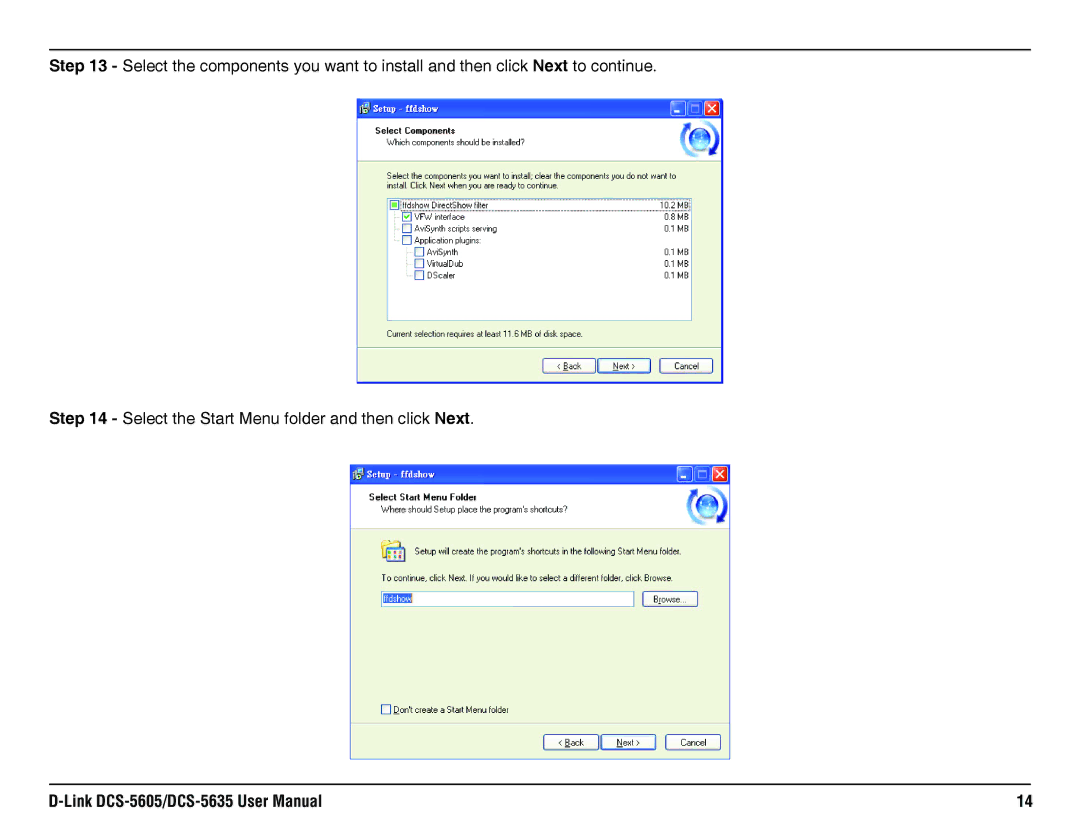 D-Link DCS-5635, DCS-5605 manual 