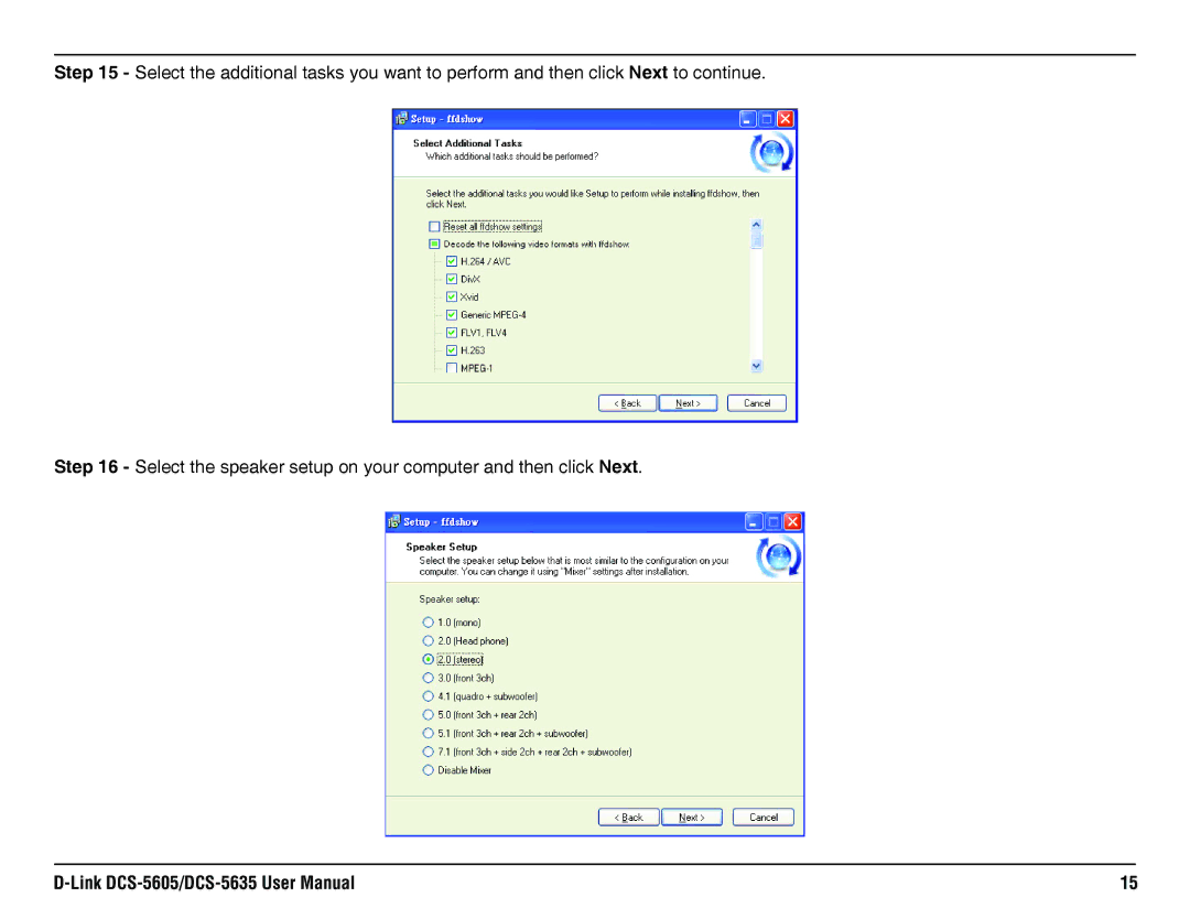 D-Link DCS-5605, DCS-5635 manual 