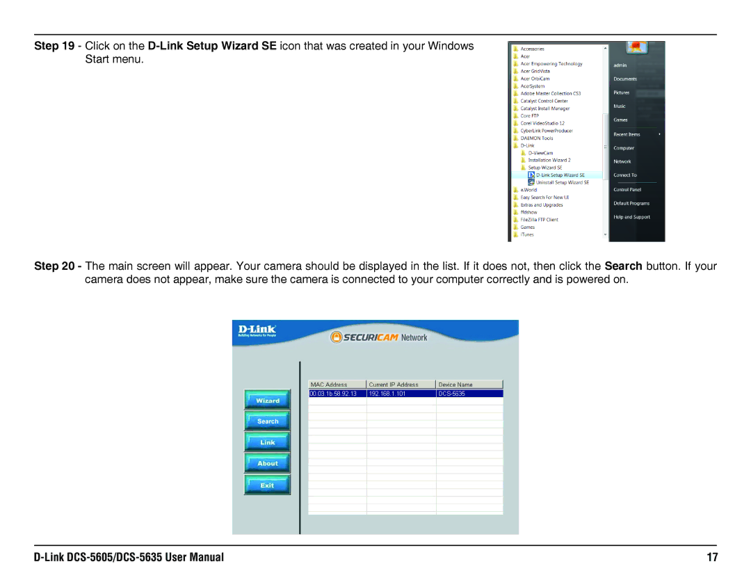 D-Link DCS-5605, DCS-5635 manual 