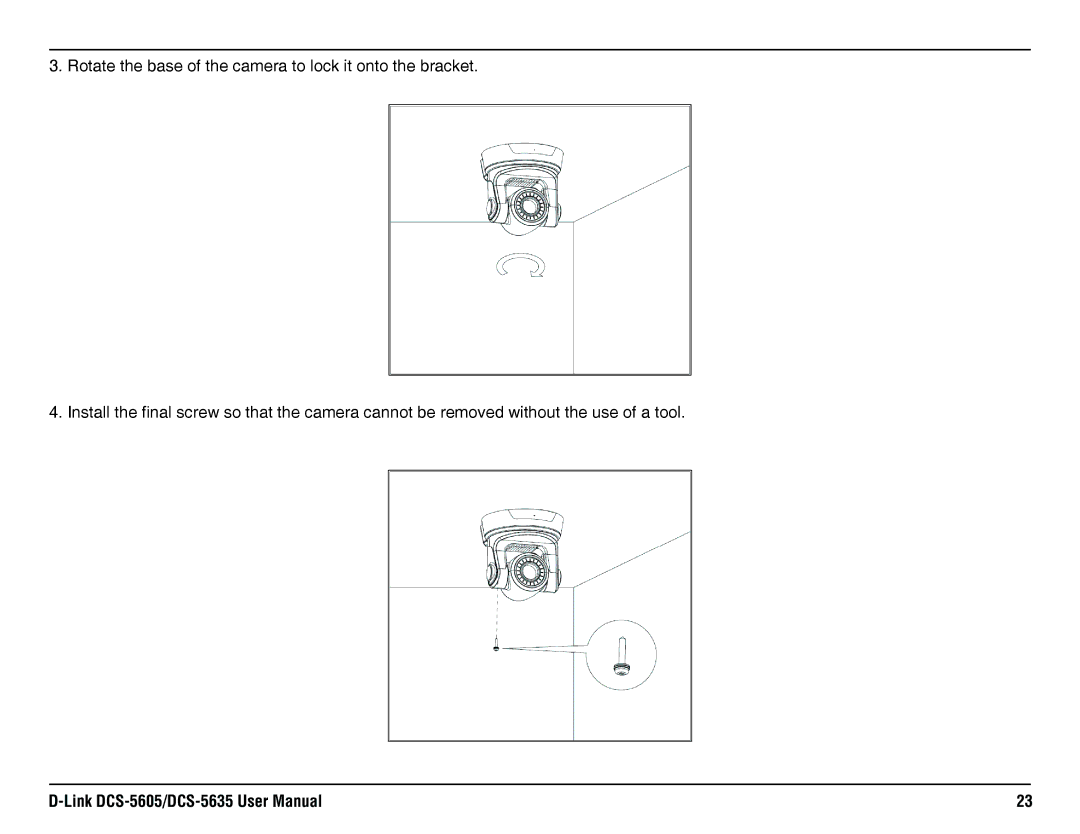 D-Link DCS-5605, DCS-5635 manual 