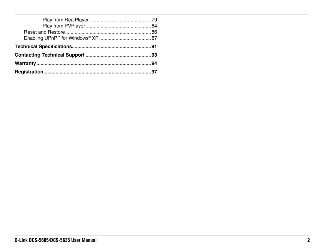 D-Link DCS-5635, DCS-5605 manual 