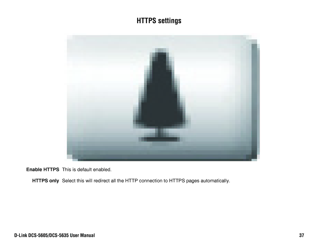 D-Link DCS-5605, DCS-5635 manual Https settings 