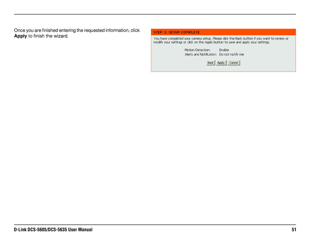 D-Link DCS-5605, DCS-5635 manual 