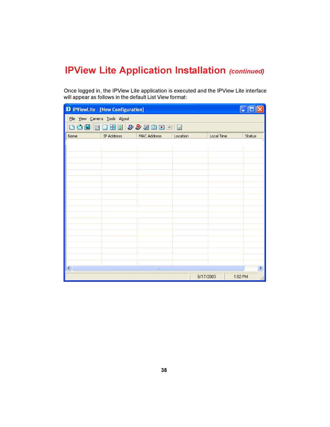 D-Link DCS-900 manual IPView Lite Application Installation 