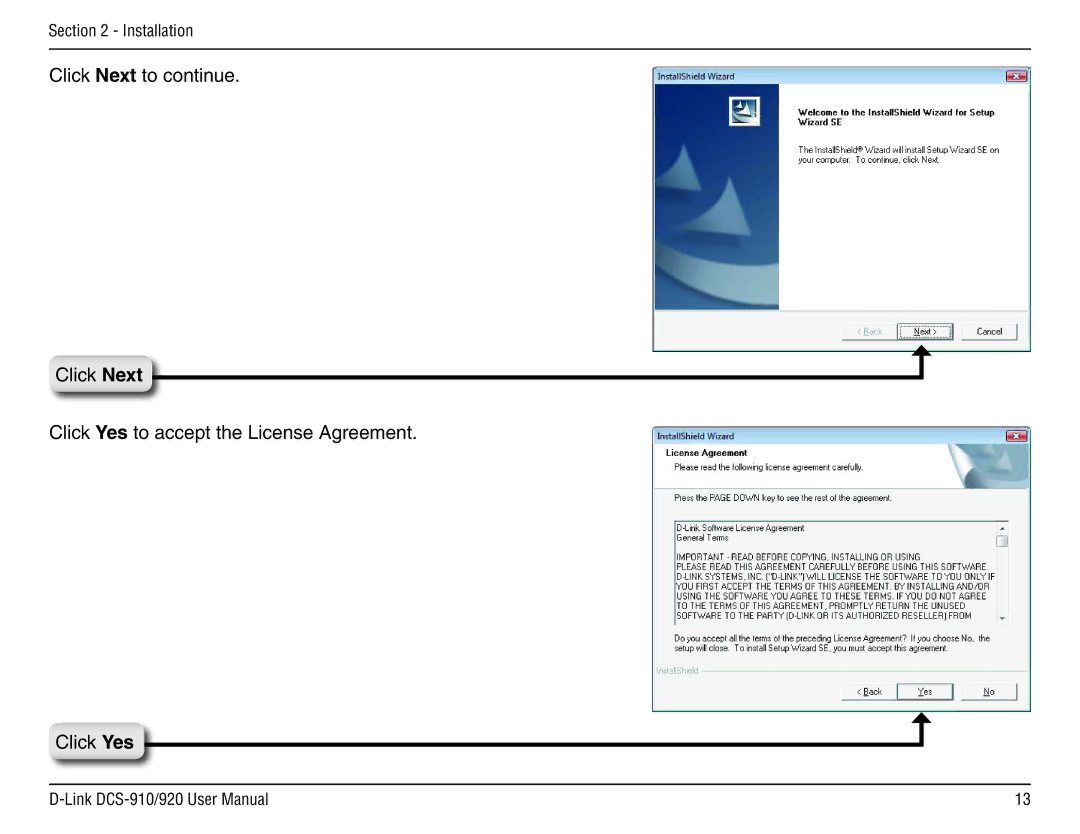 D-Link DCS-910/90 manual Installation 