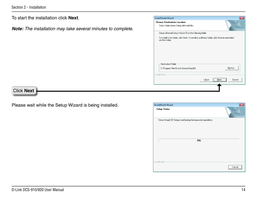 D-Link DCS-910/90 manual Installation 